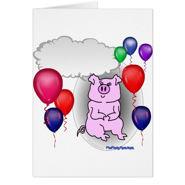 Printerroze partijpig (Voorkant)