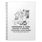 Printers & Afwerkers Notitieboek (Voorkant)