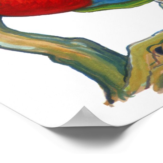 Printers en parachets afdrukken poster (Hoek)