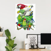 Printers en parachets afdrukken poster (Thuiskantoor)