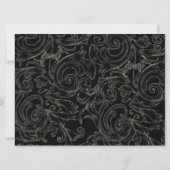  Printers Ornament Gold - Bruiloft uitnodigingen (Achterkant)