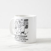 Printers Printing Services Business Promotion Koffiemok (Voorkant links)