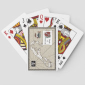 Printers van Bermuda-speelkaarten Pokerkaarten (Achterkant)