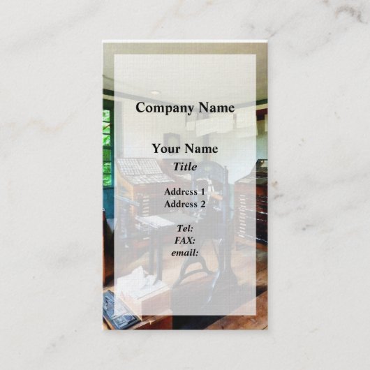 Printerwinkel Visitekaartje (Voorkant)