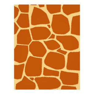 printpatroon Giraffe Foto Afdruk