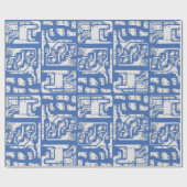 Printpatroon van printplaat cadeaupapier (Vlak)