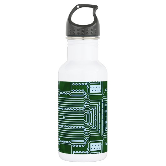 Printplaat Achtergrond Waterfles (Voorkant)