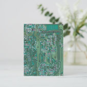 Printplaat Briefkaart (Staand voorkant)