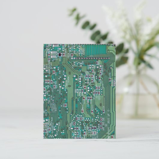 Printplaat Briefkaart (Staand voorkant)