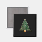 Printplaat Computer Tech Kerstboom  Magneet (Voorkant / Achterkant)