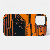 Printplaat. Elektronische computerhardware techno iPhone Hoesje (Achterkant horizontaal)