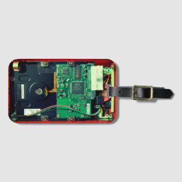 printplaat, elektronische onderdelen en printplaat bagagelabel