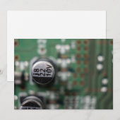 printplaat feestdagenkaart (Voorkant / Achterkant)