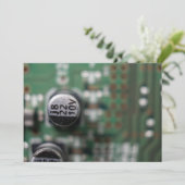 printplaat feestdagenkaart (Staand voorkant)