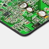 Printplaat groene PCB voeg je naam toe nerd Bureaumat (Hoek)