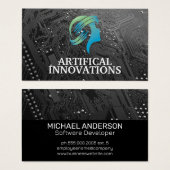 printplaat | Human Tech Logo Visitekaartje (Voorkant /achterkant)