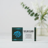 printplaat | microchip-Visitekaartje Visitekaartje (Staand voorkant)