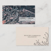 printplaat | Technologie | Software Engineer Visitekaartje (Voorkant / Achterkant)