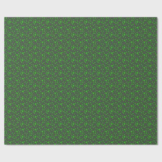 Prints 01.b.groen DGrey BG Cadeaupapier (Vlak)