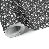 Prints 01.b. Zwart BG Cadeaupapier (Rol Hoek)