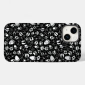Prints 01.b. Zwart BG Case-Mate iPhone Case (Achterkant (horizontaal))