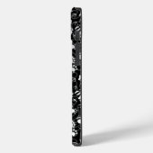 Prints 01.b. Zwart BG Case-Mate iPhone Case (Achterkant / Links)