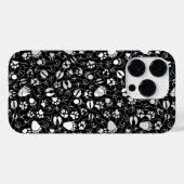 Prints 01.b. Zwart BG Case-Mate iPhone Case (Achterkant (horizontaal))