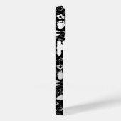 Prints 01.b. Zwart BG Case-Mate iPhone Case (Achterkant / Rechts)