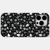 Prints 01.b. Zwart BG Case-Mate iPhone Case (Achterkant (horizontaal))
