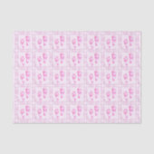 Prints babymeisje roze papier met tong (Voorkant)