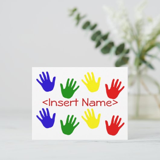 prints briefkaart (Staand voorkant)