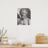 Prints De buste van Seneca (Keuken)