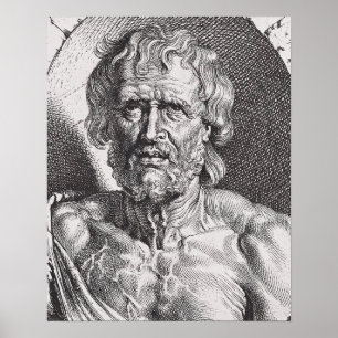 Prints De buste van Seneca