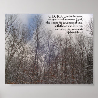 Prints en Posters: Sneeuwbomen