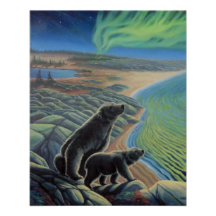 Prints en Posters voor het schilderen van Beren