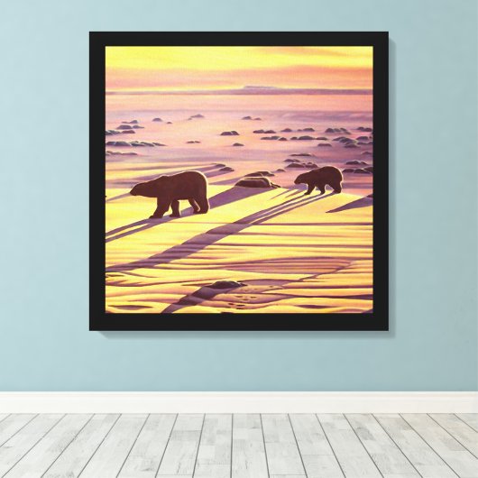 Prints en Posters voor het schilderen van Beren (Insitu (Houten vloer))