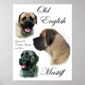 Prints Engelse Mastiff Art (Voorkant)