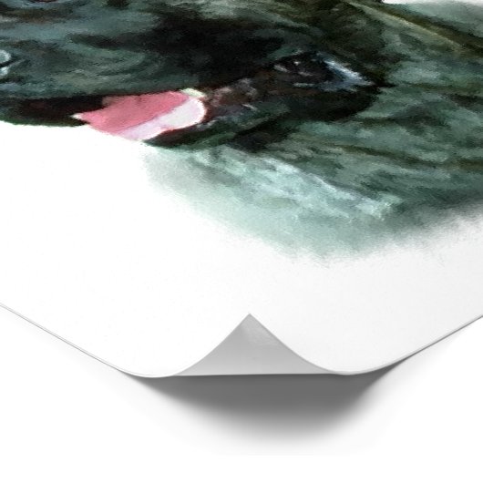 Prints Engelse Mastiff Art (Hoek)