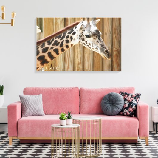 Prints Giraffe (Insitu (Woonkamer))