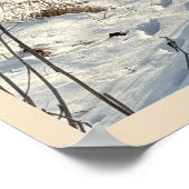 Prints in het Poster van de sneeuw (Hoek)