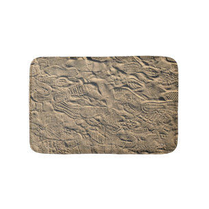 Prints in het zand badmat