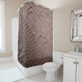 Prints in het zand douchegordijn (In situ)