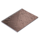 Prints in het zand notitieboek (Linkerzijde)