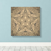 Prints in The Sand Mandala 2 (Insitu (Houten vloer))