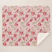 Prints landhuis sherpa deken (Voorkant (horizontaal))