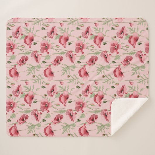 Prints landhuis sherpa deken (Voorkant (horizontaal))