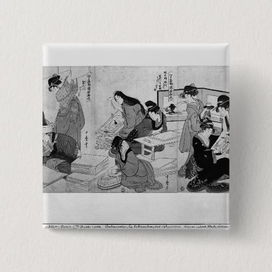 Prints maken vierkante button 5,1 cm (Voorkant)