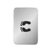 Prints met bakvoeten badmat (Voorkant Verticaal)