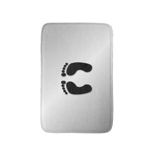 Prints met bakvoeten badmat (Voorkant Verticaal)