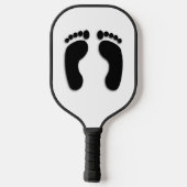 Prints met bakvoeten pickleball paddle (Achterkant)